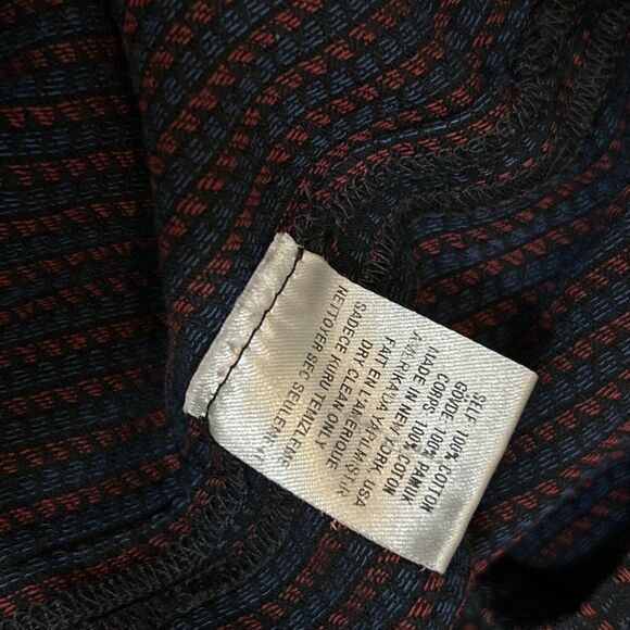 Opening Ceremony Mixed Print Fit & Flare Mini Dress Long Sleeve Navy Blue Size 4 - Picture 8 of 8